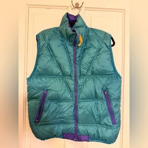 Vintage Woolrich “Summit Gear” Reversible Puffer Vest – Purple/Teal